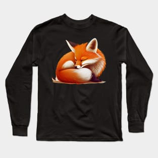 The sleeping fox Long Sleeve T-Shirt